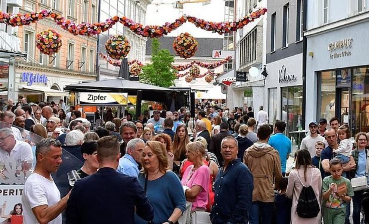 Toller Abend in der Welser Innenstadt (Foto: WMT/Hauser)