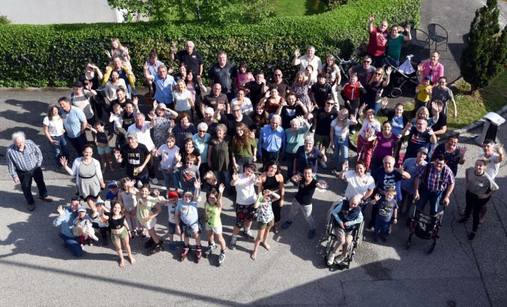 Jung und Alte feierten gemeinsam. (Foto: privat)