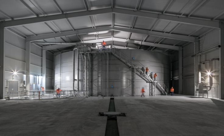 Rund 5000 Kubikmeter umfasst der Hochbehälter Taunleiten (Foto: dualpixel)