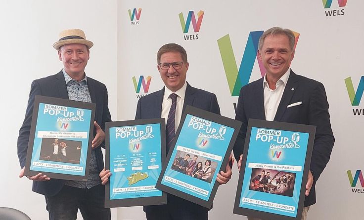 Daniel Ecklbauer, Bgm. Andreas Rabl, Peter Jungreithmair (Foto: Tips)