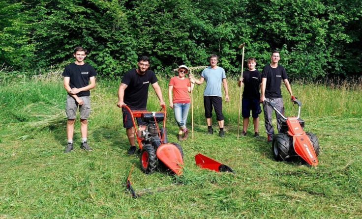 Reform-Lehrlinge im Einsatz für die Pfadfinder. (Foto: privat)