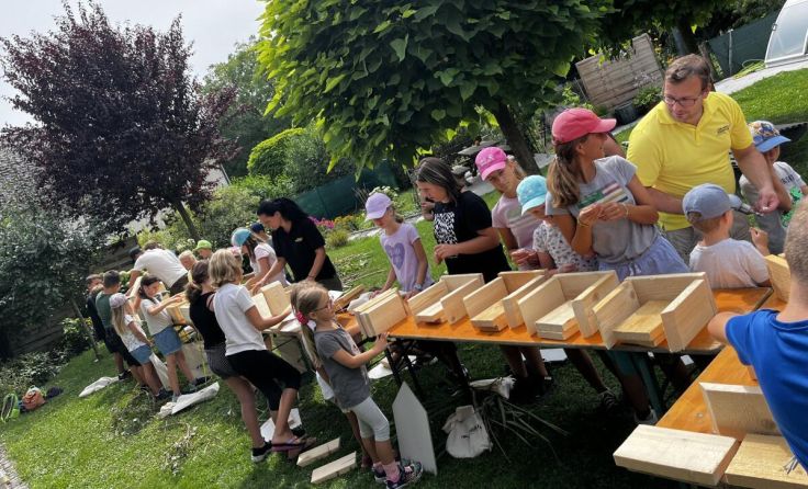 Die Kinder gingen akribisch vor. (Foto: ÖAAB)