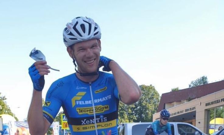 Michael Kukrle haatte im Ziel gut lachen. (Foto: RSW)