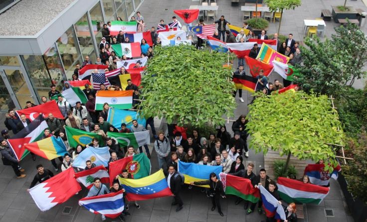 Eine Auswahl der Länder, die am FH Camus Wels vertreten sind. (Foto: FH)
