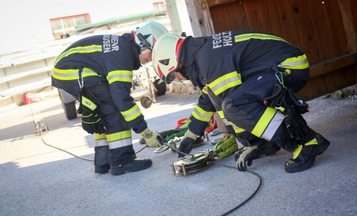 Praxis gehört bei der Truppführer Ausbildung dazu. (Foto: Deutsch)