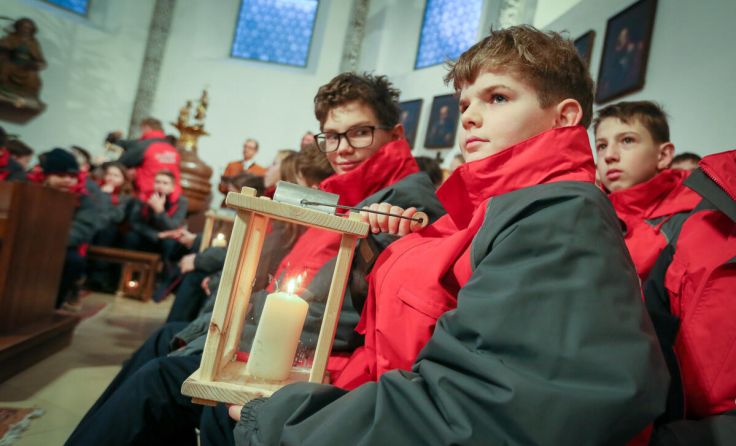 Friedenslicht ging dann auf Reisen. (Foto: Deutsch)