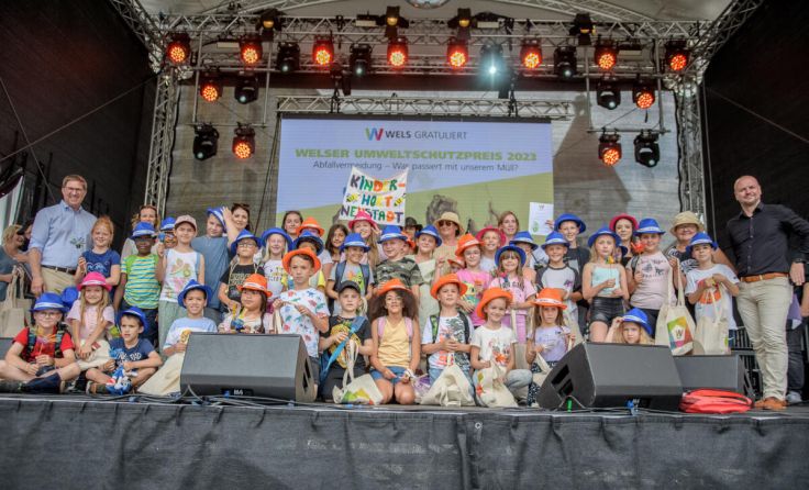 Preisverleihung beim Welser Stadtfest 2023. (Foto: Stadt)