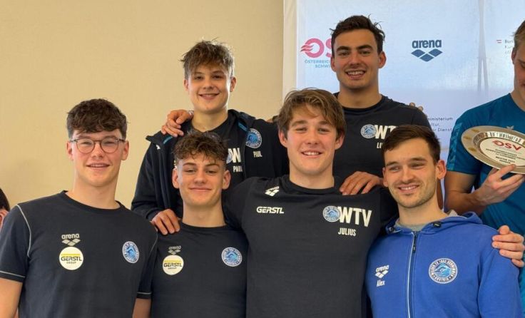 Das Herren-Schwimmteam des Welser Turnvereins. (Foto: privat)