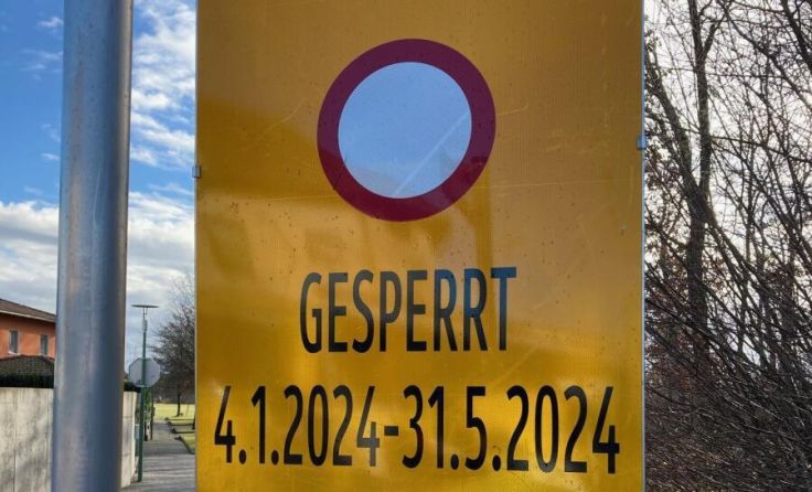 Schild in Wels Ost (Foto: privat)