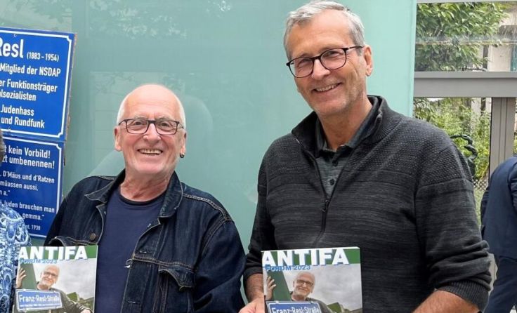 Obmann Werner Retz und Vorstandsmitglied Chistian Stöbich. l (Foto: Anitfa)