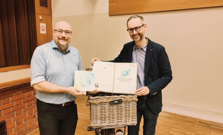 Markus Peböck und Norbert Rainer (Foto: Klimabündnis)