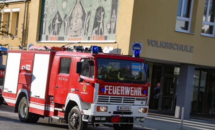 Gunskirchner Feuerwehr im Einsatz (Foto: laumat.at)