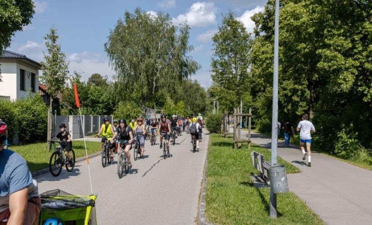 Unterwegs an der Traun (Foto: Welser Radler)