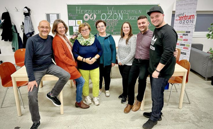 Die Vorstandsmitglieder des ehemaligen OZON-Trägervereins (Foto: Stadtgemeinde)
