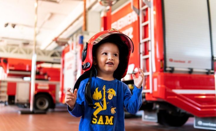 Junger Mann bei der Feuerwehr (Foto: Graziani)
