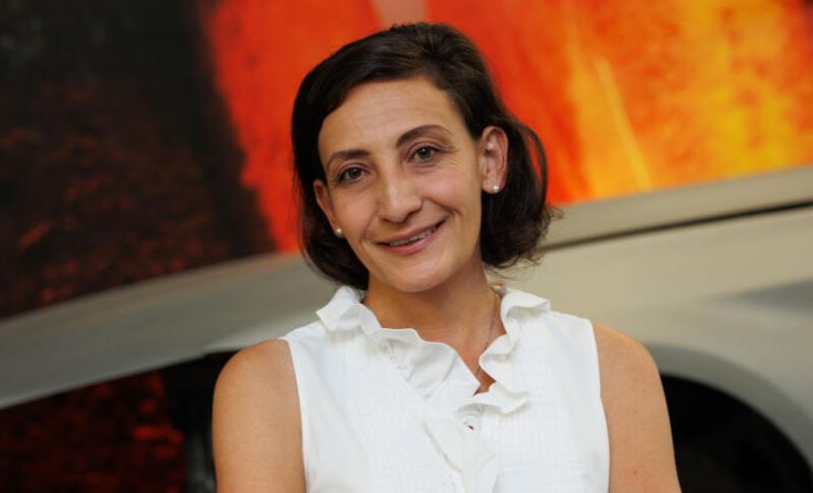 Susanne Michelic spricht im Welios. (Foto: Montanuniversität Leoben)