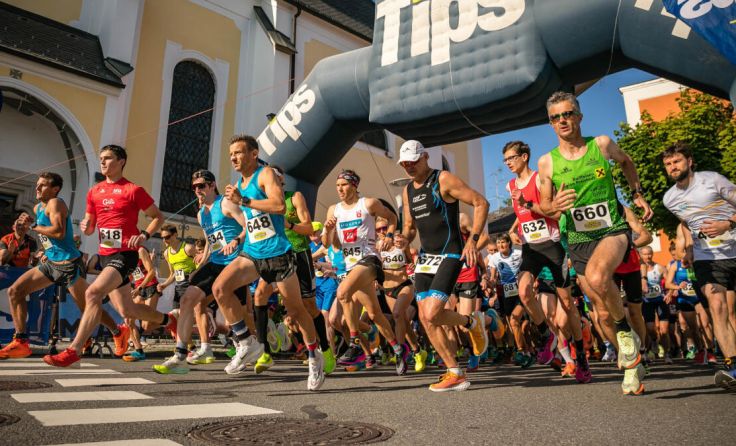 Stat zum Hauptlauf 2024 (Foto: Johannes Cecon)