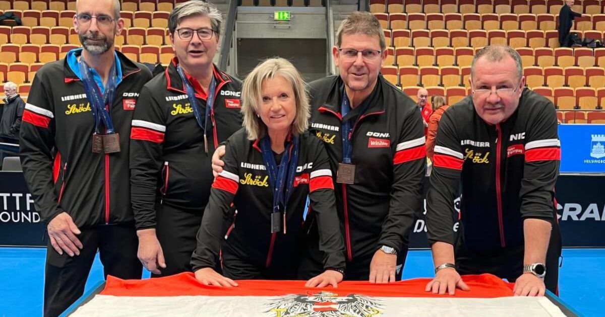 Welser Medaillen bei der Tischtennis Parkinson WM