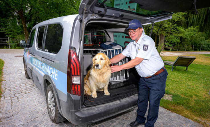 Welser Ordnungswache im Einsatz (Foto: Stadt)