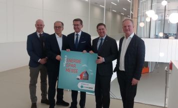 Doppelte Eröffnung: Neue Messehalle und Energiesparmesse