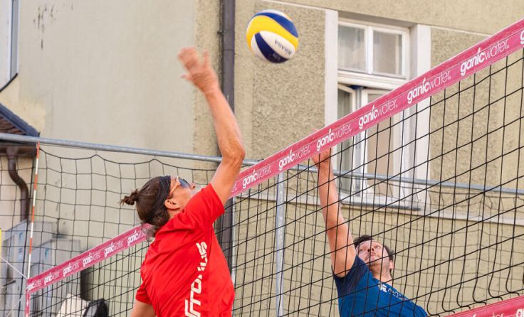 Beachvolleyball-Action (Foto: Wiesmeyr)