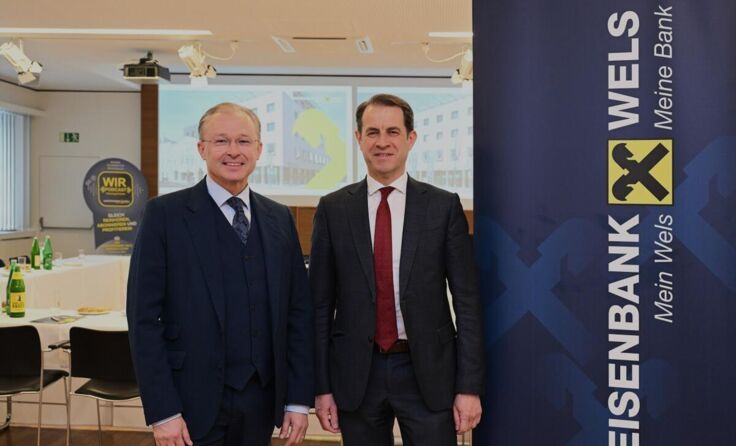 Roland Hechenberger und Michael Hag. (Foto: Raiffeisenbank)
