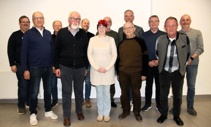 Der Vorstand der Liedertafel Krenglbach (Foto: Beker)