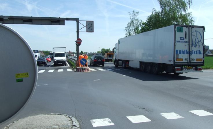 Marchtrenker Spar-Kreuzung (Foto: Tips)