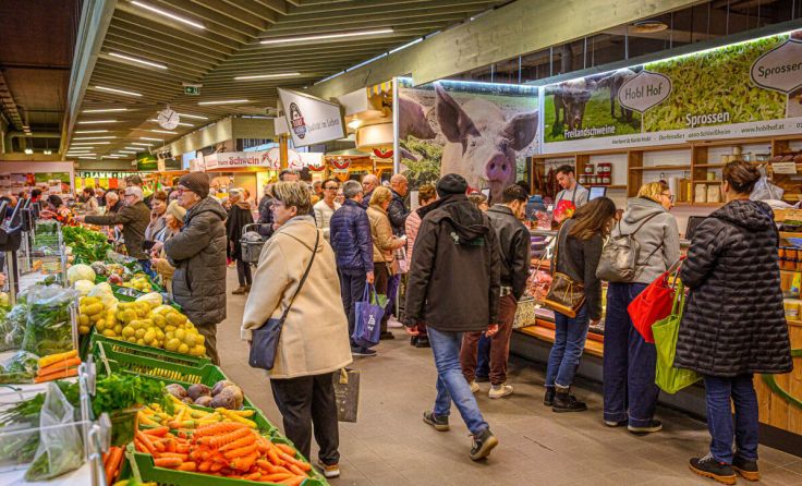 Viel los in der Welser Markthalle (Foto: Stadt)