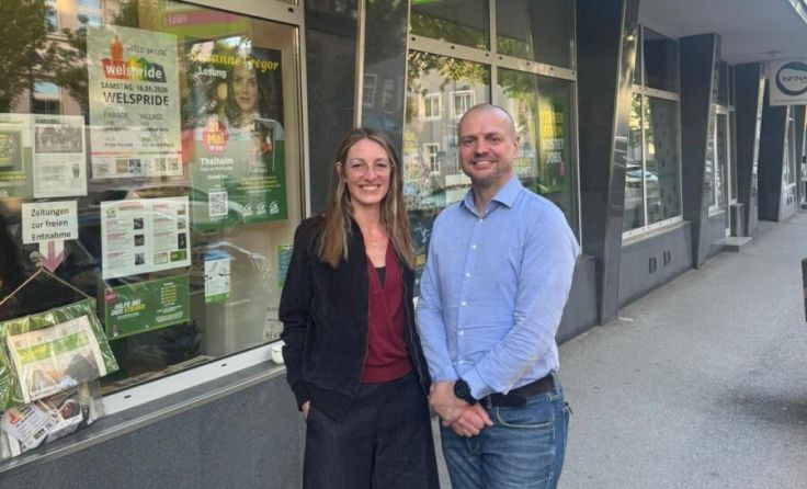 GR Miriam Faber und Str. Thomas Rammerstorfer (Foto: Grüne)