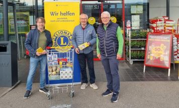 Welser Lions im Sammeleinsatz