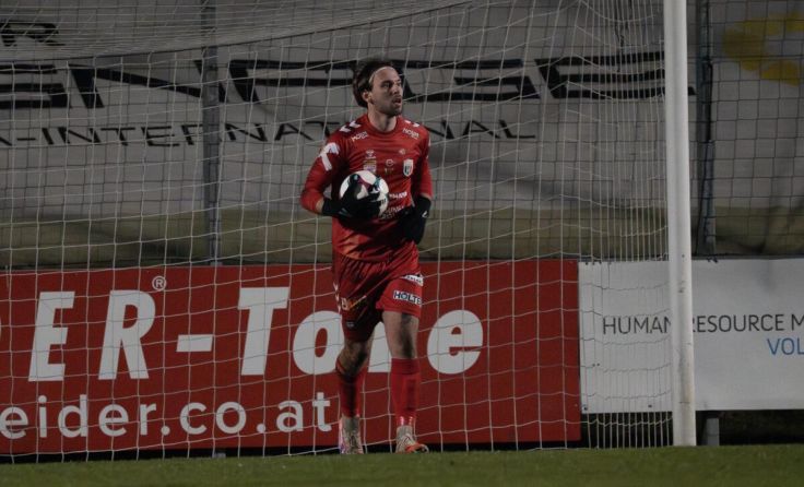 Goalie Kilian Schröcker erwies sich als starker Rückhalt. (Foto: Karabet)