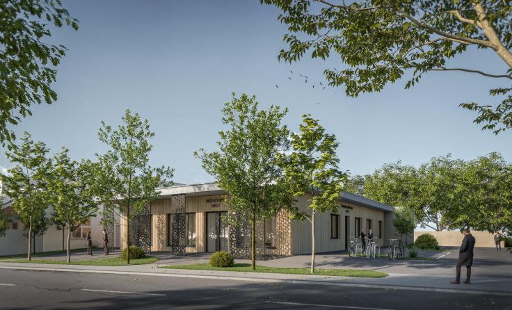 Rendering des neuen Gebäudes (Foto: ZOOMVP.AT/Hinterwirth Architekten)