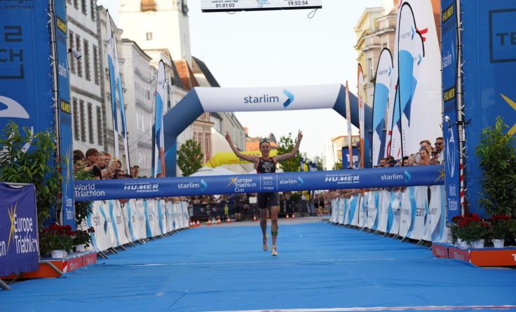 Die Österreicherin Carina Reicht gewann 2025 das Damen Europacup-Rennen. (Foto: Gierlinger)