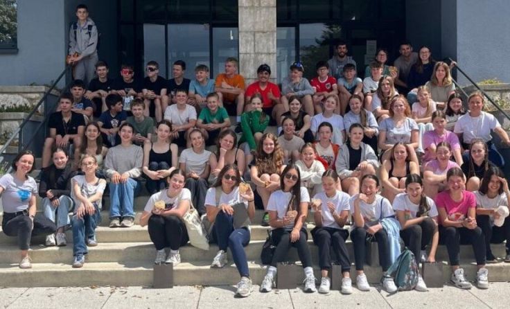 Gruppenfoto auf der Insel Krk (Foto: privat)