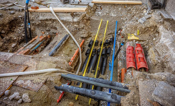 Arbeiten am Kaiser-Josef-Platz (Foto: Stadt)