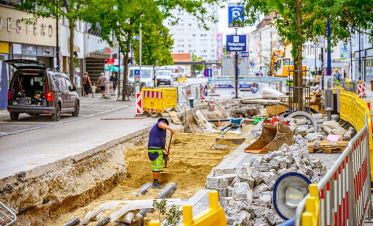 Arbeiten gehen weiter. (Foto: Stadt)