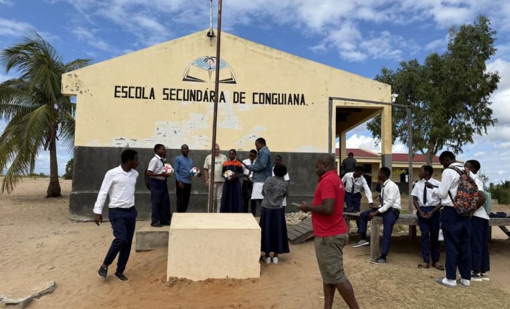 Besuch an der Schule in Mosambik (Foto: privat)