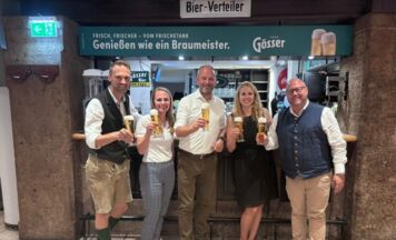 „ A Langsame“ vor dem Bieranstich