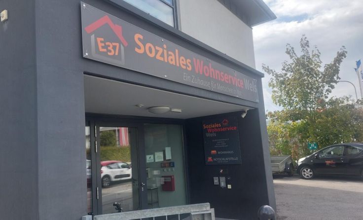Blick auf das Soziale Wohnservice (Foto: Tips)