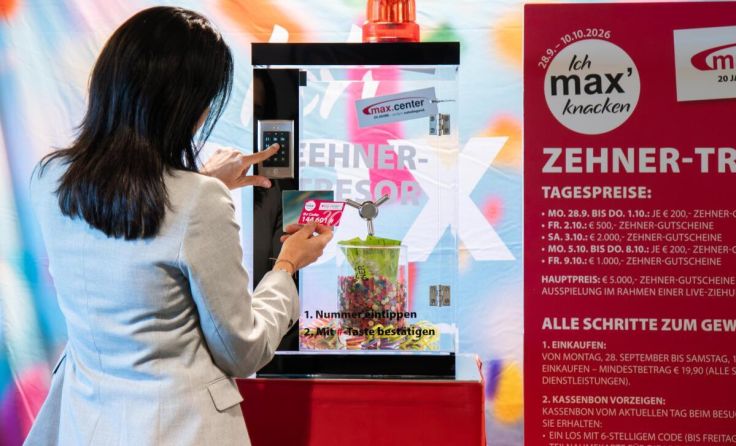 Beim Zehner-Tresor warten jeden Tag tolle Gewinne. (Foto: max.center)
