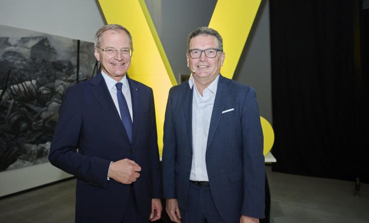 LH Thomas Stelzer mit Helmut Reisinger (Foto: OÖVP)