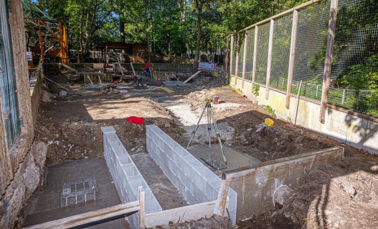 Gehege werden auch umgebaut. (Foto: Stadt)