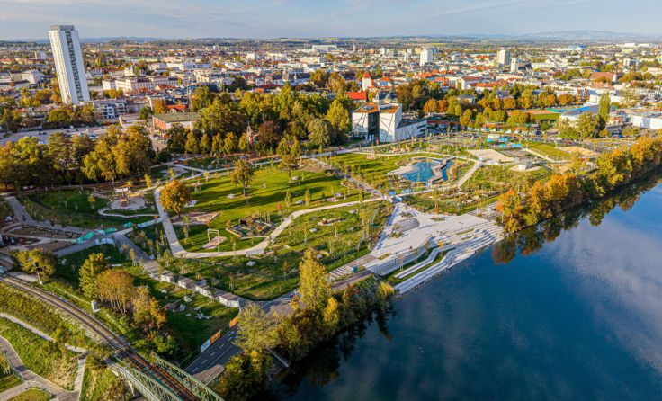 Blick auf den Volksgarten (Foto: Stadt)