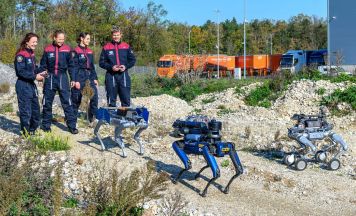 Trainieren in Wels, um für die Mars-Mission in Portugal gerüstet zu sein