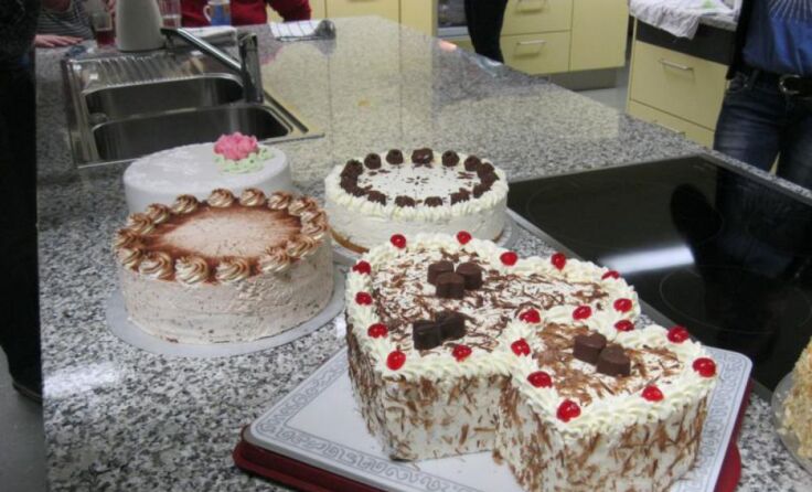 Leckere und optisch ansprechende Torten haben die Kursteilnehmerinnen gebacken.