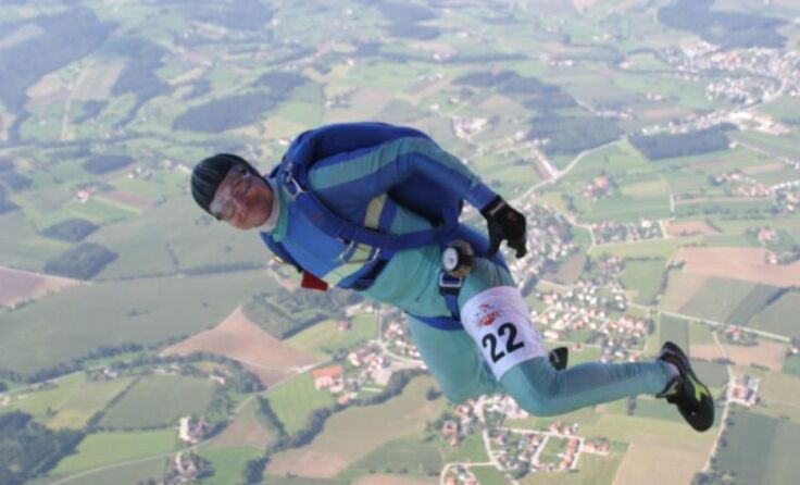 Beim Zielspringen musste sich Gernot Alic nur Christian Auswöger geschlagen geben.