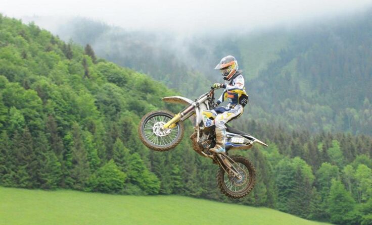 Michael Sandner bei der Motocross ÖM in Weyer am 25. Mai (Foto: Heti/supercross.at)