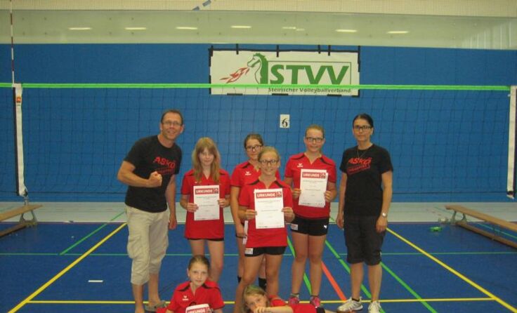 Die Pregartner Volleyball-Mädchen
