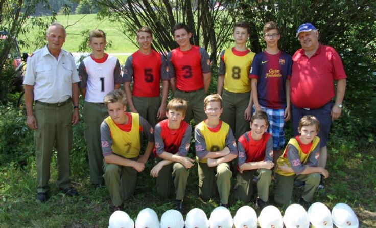 Die jungen Florianis bereiten sich schon auf die Weltmeisterschaft vor.
